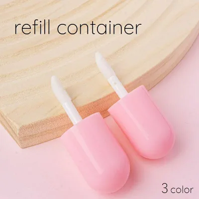 送料無料 詰め替え容器 アトマイザー 詰め替えボトル レディース メイクアップアイテム グロス 2ml 小型 持ち運び 旅行シーン 透明 中が見える 便利 再利用