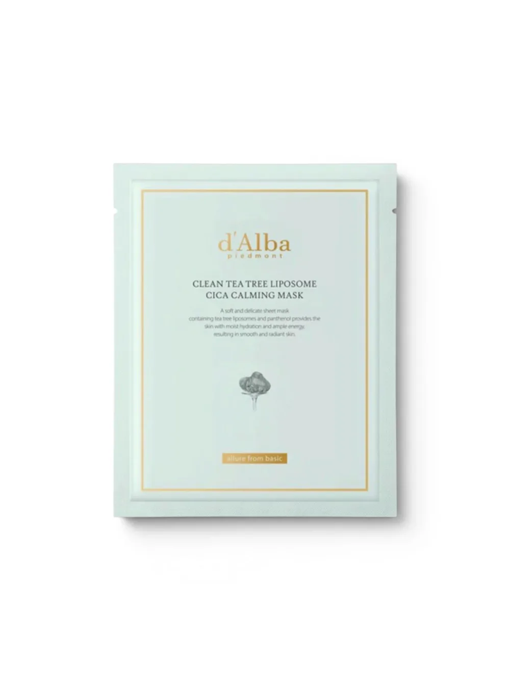 【ネコポス】d'Alba トリートメントマスク(CICA)1枚