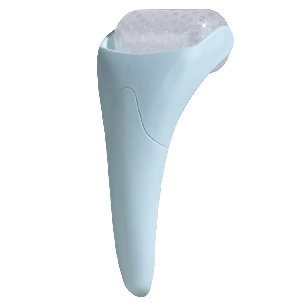 Quikaboo Face Roller, Ice Roller, Cooling, Beautiful Facial Roller, Face Care, Massage Roller, Small Face, Swelling Relief, Face, Eyes, Body (Light Blue)
