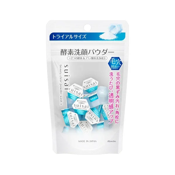 カネボウ suisai スイサイ ビューティクリア パウダーウォッシュN トライアル 0.4g×15個入