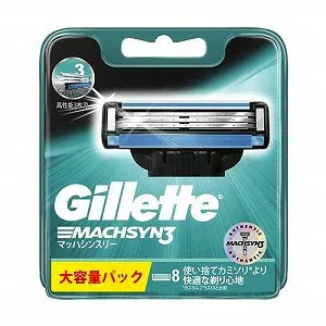 ジレット マッハシンスリー 替刃 8個入 「メール便送料無料(A)」