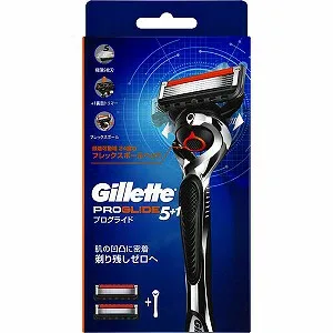 ジレット プログライド フレックスボール マニュアルホルダー 替刃2個付「宅配便送料無料(B)」