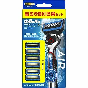 Gillette Proglide Air Electric ใบมีดสำรอง 6 ชิ้น "จัดส่งฟรี (A)"