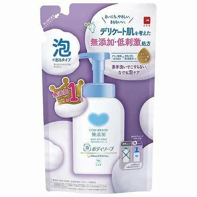 牛乳石鹸 カウブランド 無添加泡のボディーソープ つめかえ用 450mL