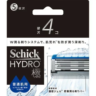 シック ハイドロ極 普通肌 替刃 4コ「メール便送料無料(A)」