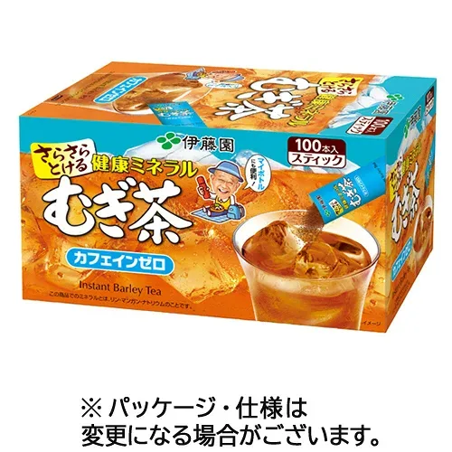 さらさらとける 健康ミネラルむぎ茶 スティック 1箱(100本) '63831 伊藤園#