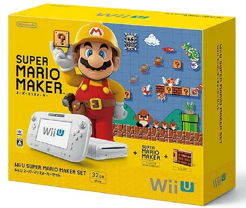 【中古・箱説なし・付属品なし・傷なし】Wii U スーパーマリオメーカー セットWii U ゲーム機本体
