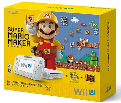 【中古・箱説なし・付属品なし・傷なし】Wii U スーパーマリオメーカー セットWii U ゲーム機本体