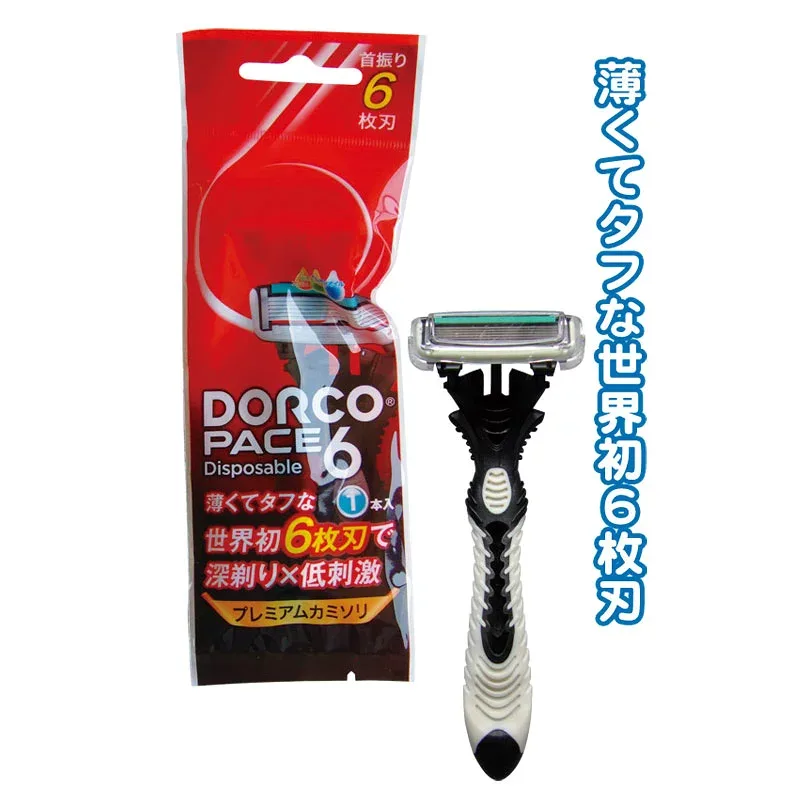 【セット売り】10個セット ドルコ6枚刃ダイヤモンドコーティングカミソリ1本PACE6 seiwa21-202AR【t5】