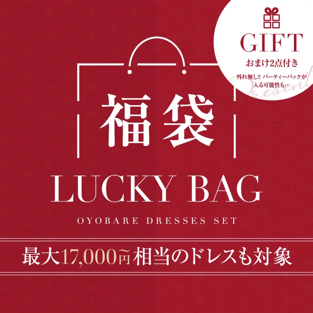 福袋 サイズが選べる おまけ付き パーティードレス ワンピース パンツドレス ミディアム ロング セットアップ パーティーバッグ バッグ アクセサリー 結婚式ドレス 結婚式 二次会 披露宴 お呼ばれ パーティー 演奏会 女子会 同窓会 成人式 数量限定