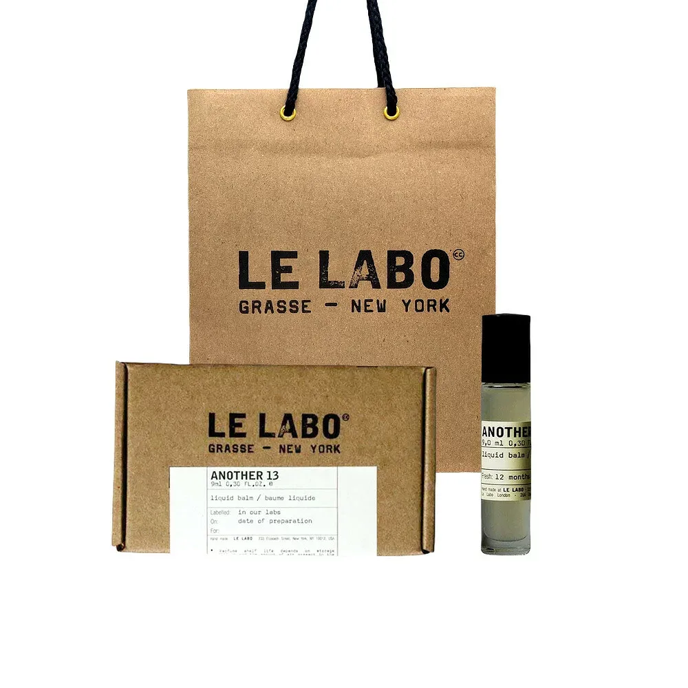 Le Labo ル ラボ LIQUID BALM (リキッド バーム) ANOTHER 13 (ル ラボ アナザー13) 9mL ショッパー付き プレゼント ギフト 【公式BOXラッピング】紙袋ショッパー付き 誕生日 母の日