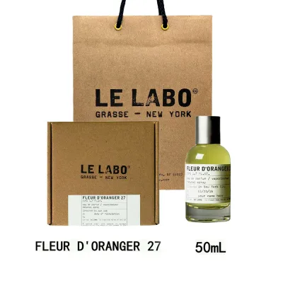 LE LABO ル ラボ FLEUR D'ORANGER 27 フルール ドランジェ 27 オードパルファム 香水 eau de parfum 50mL 【公式BOXラッピング】ル ラボ 香水 ショッパー付き プレゼント ギフト