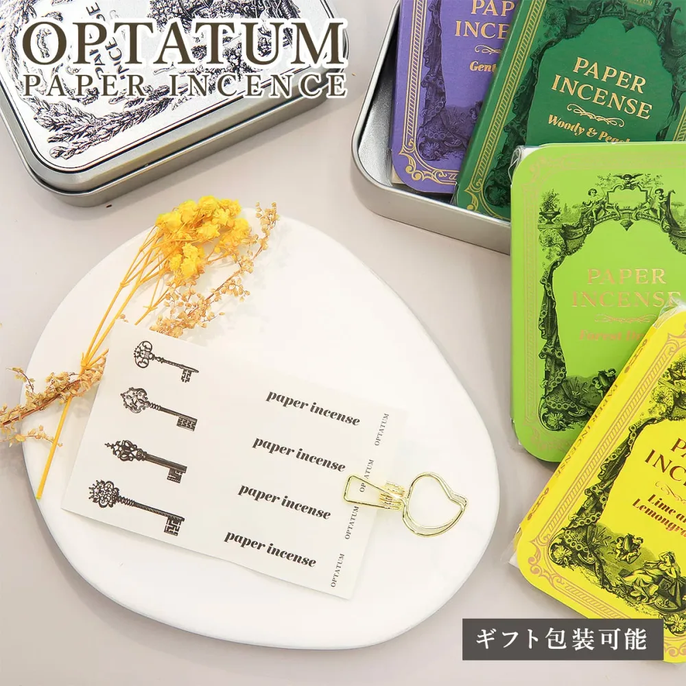 オプタウム お香 おしゃれ ルーム OPTATUM ペーパーインセンス PAPER INCENSE 紙香 ルームフレグランス アロマ お香 OPTATUM お香 通販