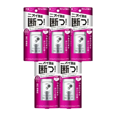 【5個】エージーデオ24 デオドラントロールオンDX 無香性 40ml 医薬部外品 Ag DEO 24 ロールオン デオドラント 制汗剤 ワキ汗 ワキのニオイ 汗ジミ対策 ファイントゥデイ