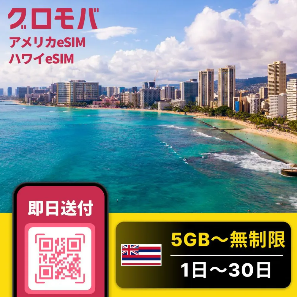 ハワイ アメリカ eSIM 5GB?無制限【1日 2日 3日 4日 5日 6日 7日 8日 9日 10日 11日 12日 13日 14日 15日?30日 データ 無制限】 eSIM ハワイ アメリカ イーシム データ通信 使い放題 留学 旅行 出張 4G iphone android
