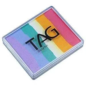 TAG FP 2色スプリットケーキ フェアリーフロス (50g) TAG Body Art TAG FP 2 Color Split Cake - Fairy Floss (50g)