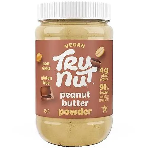 Tru-Nut チョコレート ピーナッツバターパウダー 高タンパク 低脂質 453g プロテイン スムージー オートミール ヨーグルト 置き換え ダイエット 低糖質 グルテンフリー ヴィーガン Tru-Nut Chocolate - PB Powder / High Protein, Low Fat / Mix