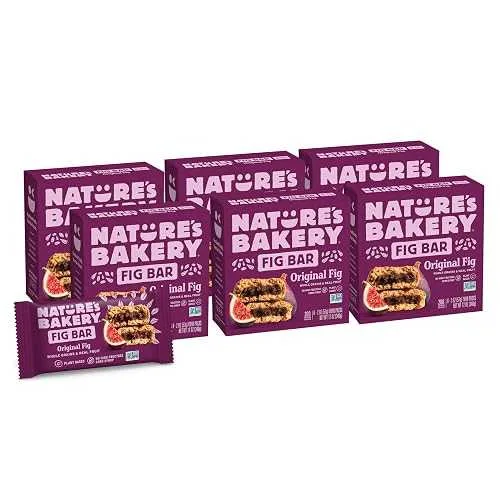 ネイチャーズベーカリー いちじくバー オリジナル 36袋入り フルーツバー 無添加 お菓子 個包装 Nature's Bakery Original Fig Bars, Real Fruit, Nut Free, 36 Pack
