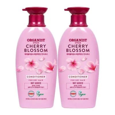 オーガニスト チェリーブロッサム 水分栄養 コンディショナー(ヴィーガン) 500ml x 2個 (贈呈品なくなり次第、贈呈終了)