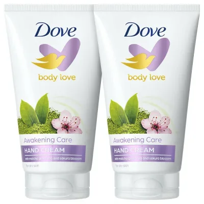 ダヴ ボディラブ アウェイクニング パフューム ハンドクリーム 75ml 2個 香りが良く、保湿力が高い (贈呈品なくなり次第、贈呈終了)