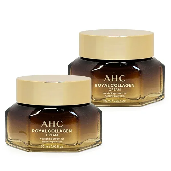 AHC ロイヤルコラーゲンクリーム 60ml 2個 /ロイヤルゼリー/シアバター/美白 の二重機能性 (贈呈品なくなり次第、贈呈終了)