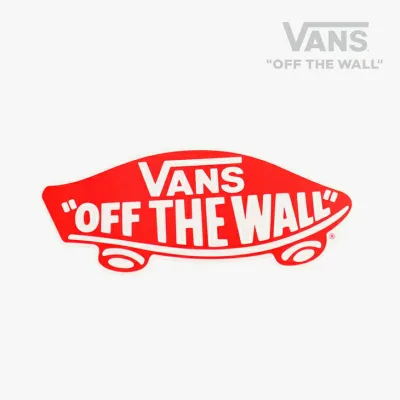 :VANS|Deck Sticker/ ヴァンズ/デッキ ステッカー/レッド #