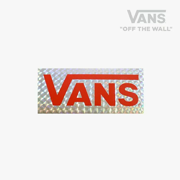 :VANS|FLV Logo Sticker/ ヴァンズ/FLV ロゴ ステッカー/レッド #