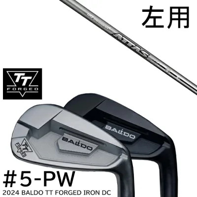 左用 カスタムクラブ 2024年モデル バルド TT フォージドアイアンDC ツアーサテン ツアーブラック #5-PW 6本セット / ATTAS アッタスアイアン 10S.10SX USTマミア