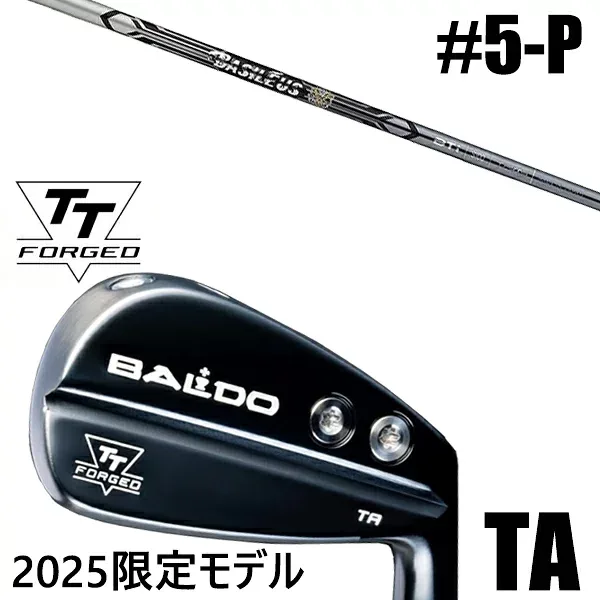 限定モデル カスタムクラブ 正規販売店 【5-P 6本セット】 2025年モデル バルド TTシリーズ フォージド ツアー エアーアイアン TA / BALDO TT FORGED TOUR AIR IRON TA BLACK / バシレウス ツアーアイアン BTi / 5営業日以内の発送