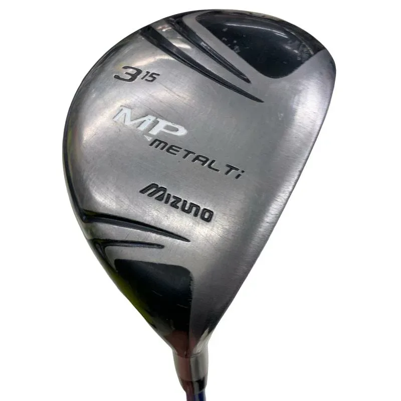 【中古】 ミズノ MP METAL Ti 3W フェアウェイウッド FW リシャフト (フレックスその他) メンズ 男性用 右利き 右用 Cランク ゴルフクラブ