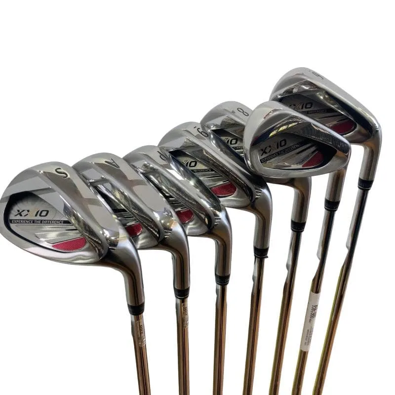 【中古】 ダンロップ XXIO(2020) 7S(レッド) アイアンセット IR 純正特注シャフト (フレックスS) メンズ 男性用 右利き 右用 Cランク ゴルフクラブ
