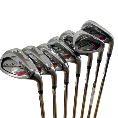 【中古】 ダンロップ XXIO(2020) 7S(レッド) アイアンセット IR 純正特注シャフト (フレックスS) メンズ 男性用 右利き 右用 Cランク ゴルフクラブ