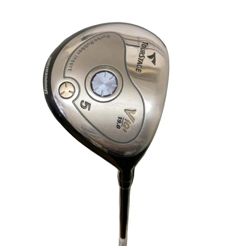 【中古】 ブリヂストン TOURSTAGE ViQ 5W フェアウェイウッド FW TV-50 (フレックスSR) メンズ 男性用 右利き 右用 Cランク ゴルフクラブ