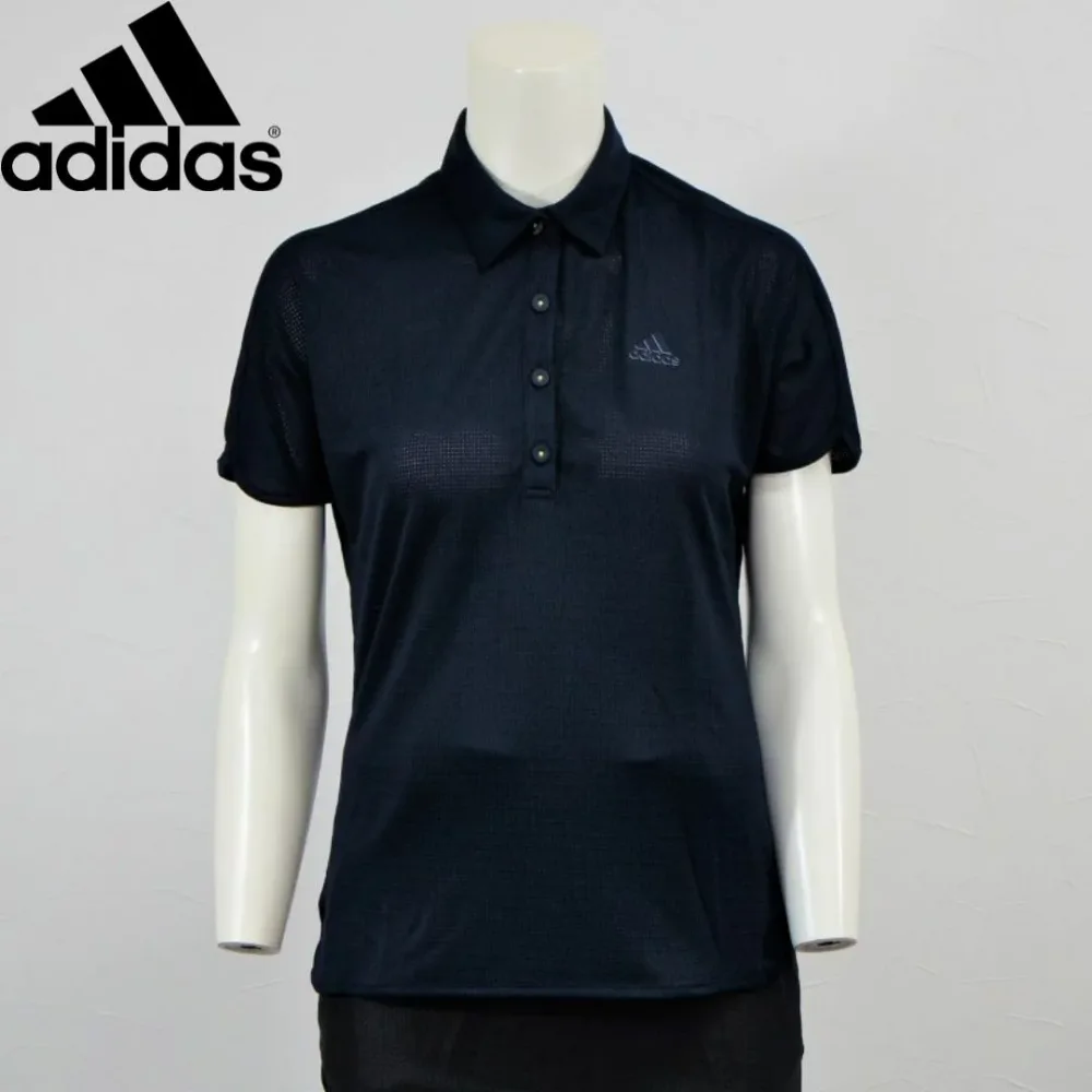 adidas golf アディダス ゴルフ シングルパネル 半袖シャツ ポロシャツ POLO SHIRT 2020春夏モデル レディース ウェア 服 トップス 半袖 CONAVY カレッジネイビー GLD44-FJ4401 ゴルフウェア スポーツ ウォーキング ランニング 通気性 スタイリッシュ 正規品 プレゼント