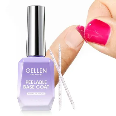Gellen ピールオフベースジェル 18ml UV/LED対応 剥がせるジェルネイル用ベースコート