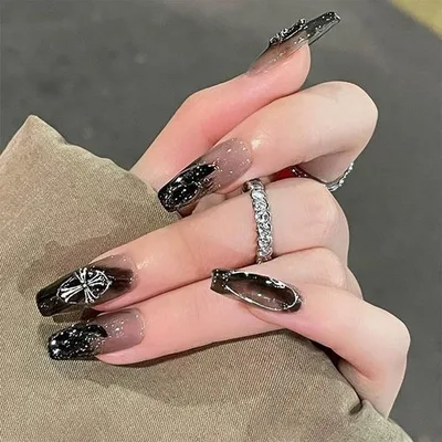 XUZOOネイルチップ 3D付け爪 つけ爪 短め 長め ネイルチップ かわいい おしゃれ 人気 シンプル 花嫁ネイルチップ 結婚式 付け爪 クリスタル 蝶 立体ネイルチップ 手用のネイルチップ 付け爪…