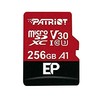 【中古】Patriot メモリEPシリーズは A1対応 microSD カードSDXC 256GB Android スマートフォンとタブレット、4Kアプリ最適化