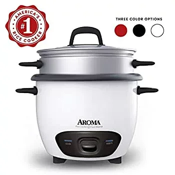 【中古】(未使用品)Aroma Housewares 6-Cup (Cooked) (3-Cup UNCOOKED) Pot Style Rice Cooker and Food Steamer (ARC-743-1NG) by Aroma Housewares
