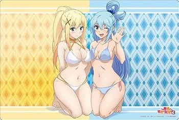 【中古】ブシロード ラバーマットコレクション V2 Vol.1394 この素晴らしい世界に祝福を!3『アクア&ダクネス』水着ver.