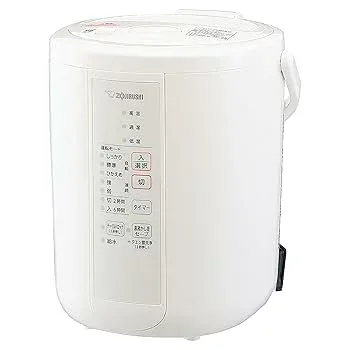 【中古】(非常に良い)象印マホービン 加湿器 スチーム式 2.2L ホワイト EE-RR35-WA