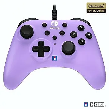 【中古】(非常に良い)【任天堂ライセンス商品】ホリパッド TURBO for Nintendo Switch? / PC ライトパープル【連射ホールド機能搭載】