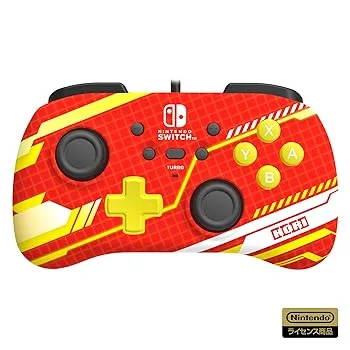 【中古】連射・連射ホールド機能搭載【任天堂ライセンス商品】ホリパッドミニ for Nintendo Switch メカニックレッド【Nintendo Switch対応】