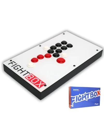 【FightBox公式】 ファイトボックス F10-PS5-V2 白 全ボタン レバーレス アーケード コントローラー SOCD対応 日本語マニュアル付