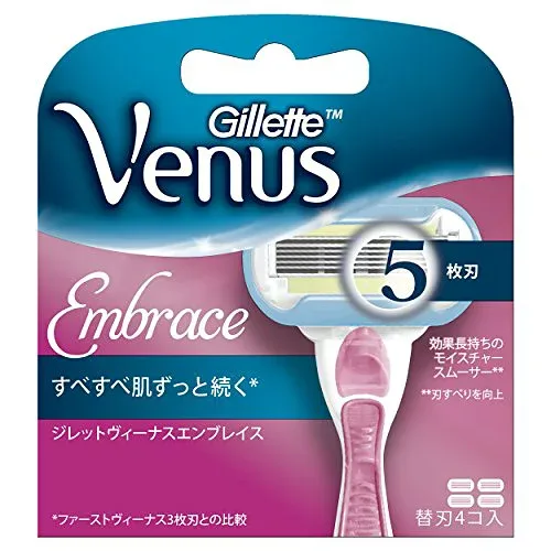 ヴィーナス VENUS 女性用カミソリ エンブレイス 替刃4個入