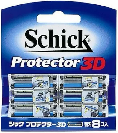 シック Schick プロテクター3D 替刃(8コ入り)