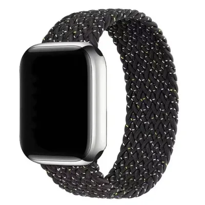 コンパチブル apple watch バンド ブレイデッドソロループ Ultra2/ultra/10/9/8/7/6/5/4/3/2/1/SEに対応 スポーツバンド