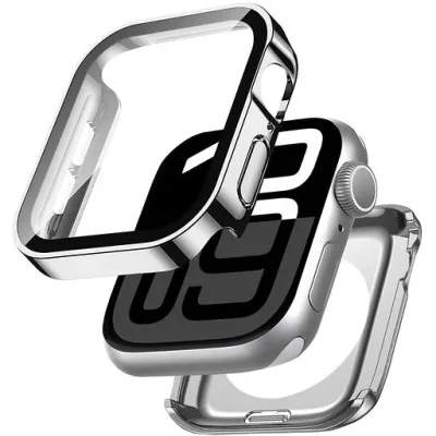 Flydori Apple Watch カバー 防水 アップルウォッチ ケース Series11/10/9/8/7/6/5/4/Se3/Se2/Se 対応 46mm/42mm/44mm/40mm/45mm/41mm 2 in 1 前後の保護