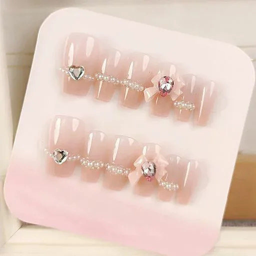 XUZOOネイルチップ 付け爪 短め 長め かわいい クリスマスネイルチップ おしゃれ 人気 シンプル つけ爪 クリスタル3D爪 手用 付け爪 シンプル ネイルシール つけ爪 ネイルツール 両面テープ…