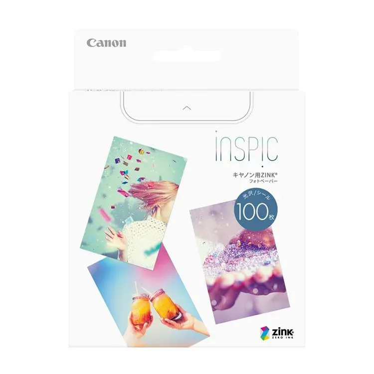 キヤノン Canon スマホプリンター用 ZINKフォトペーパー 100枚入り