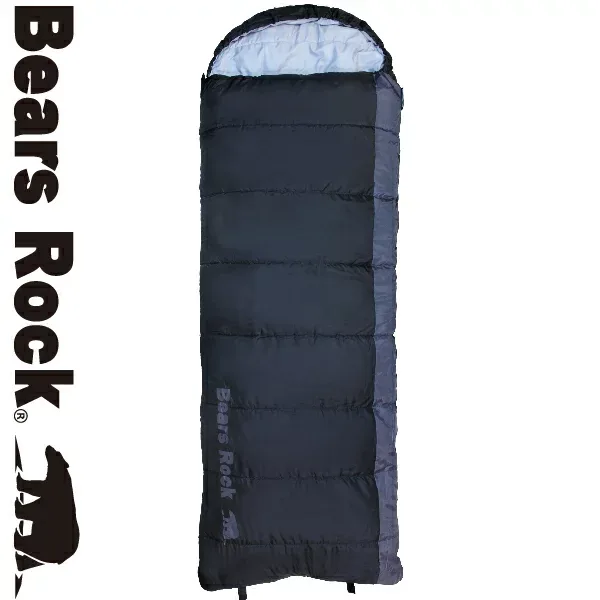 【Bears Rock】-6度 封筒型 ふんわり暖かい 3.5シーズン 洗える 寝袋 ふわ暖 キャンプ 防災 ツーリング 洗える寝袋 アウトドア 丸洗い 夏用 防災グッズ 冬 夏 軽量 -6℃ コンパクト スリーピングバッグ ボーイスカウト オールシーズン 林間学校 野外活動 シュラフ MX-604